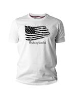 American Flag With #staybold T-Shirt