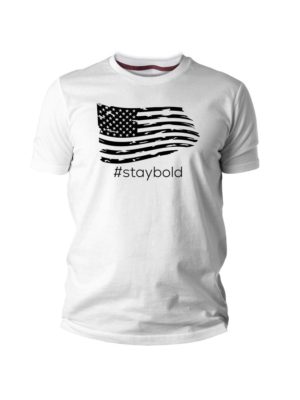 American Flag With #staybold T-Shirt