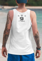 American Flag With Red Line Tank Top