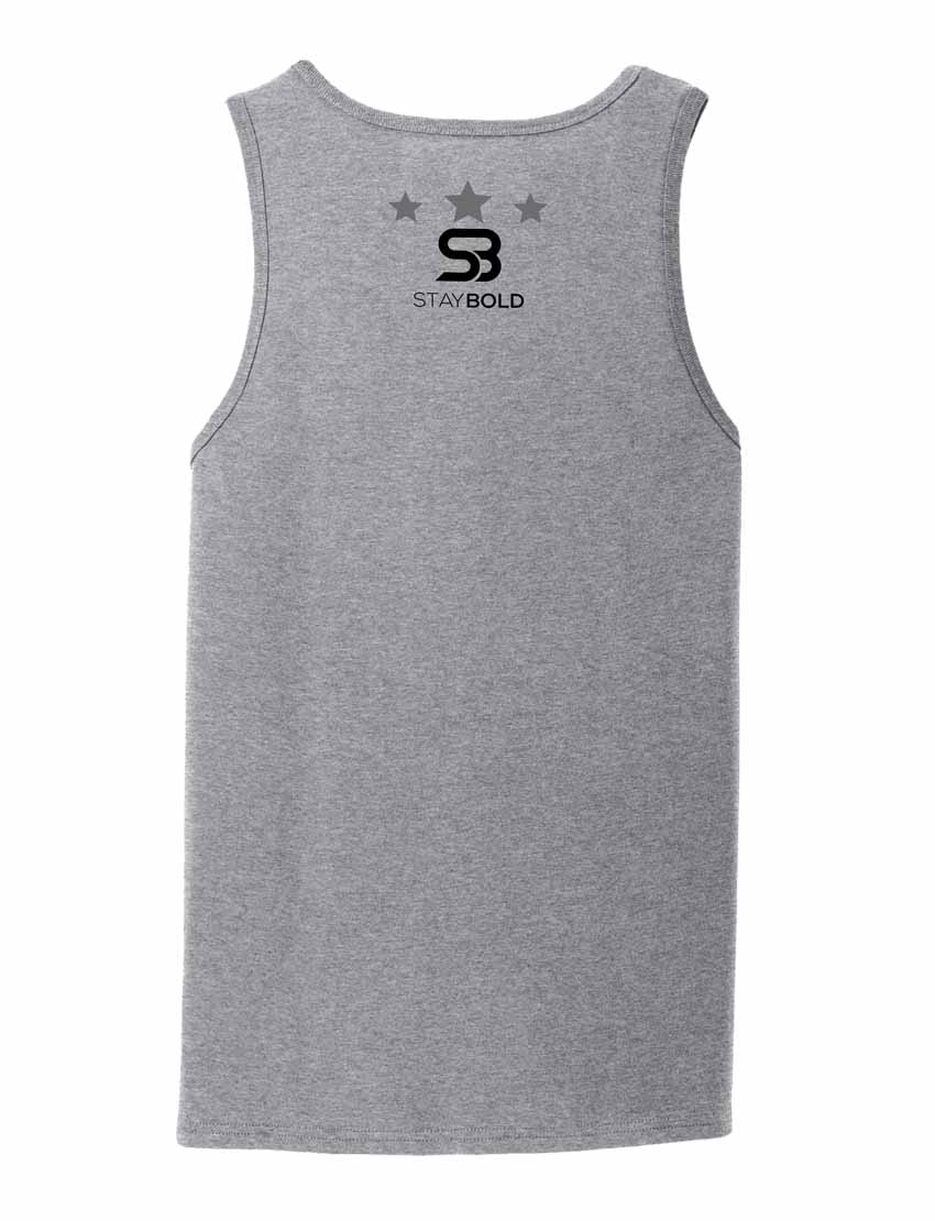 American Flag With Red Line Tank Top