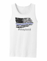 Thin Blue Line & American Flag Tank Top