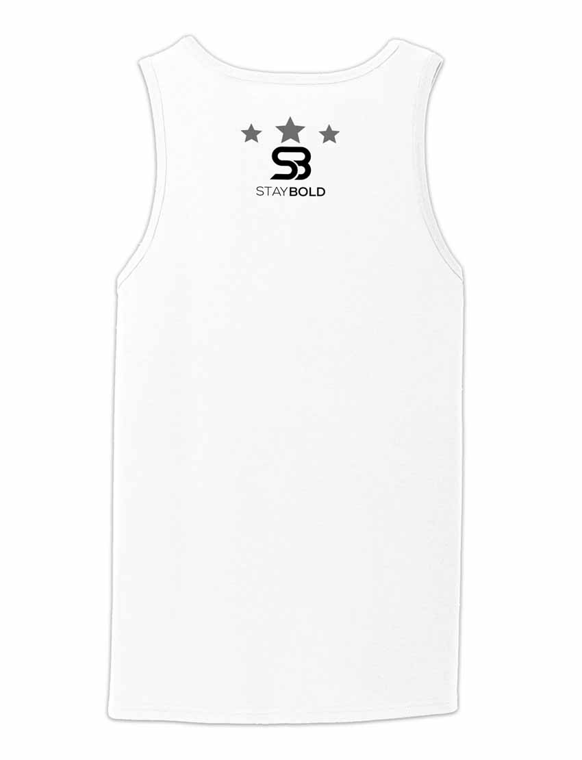 American Flag With Red Line Tank Top