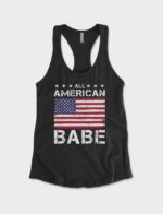 All American Babe Racerback Tank Top