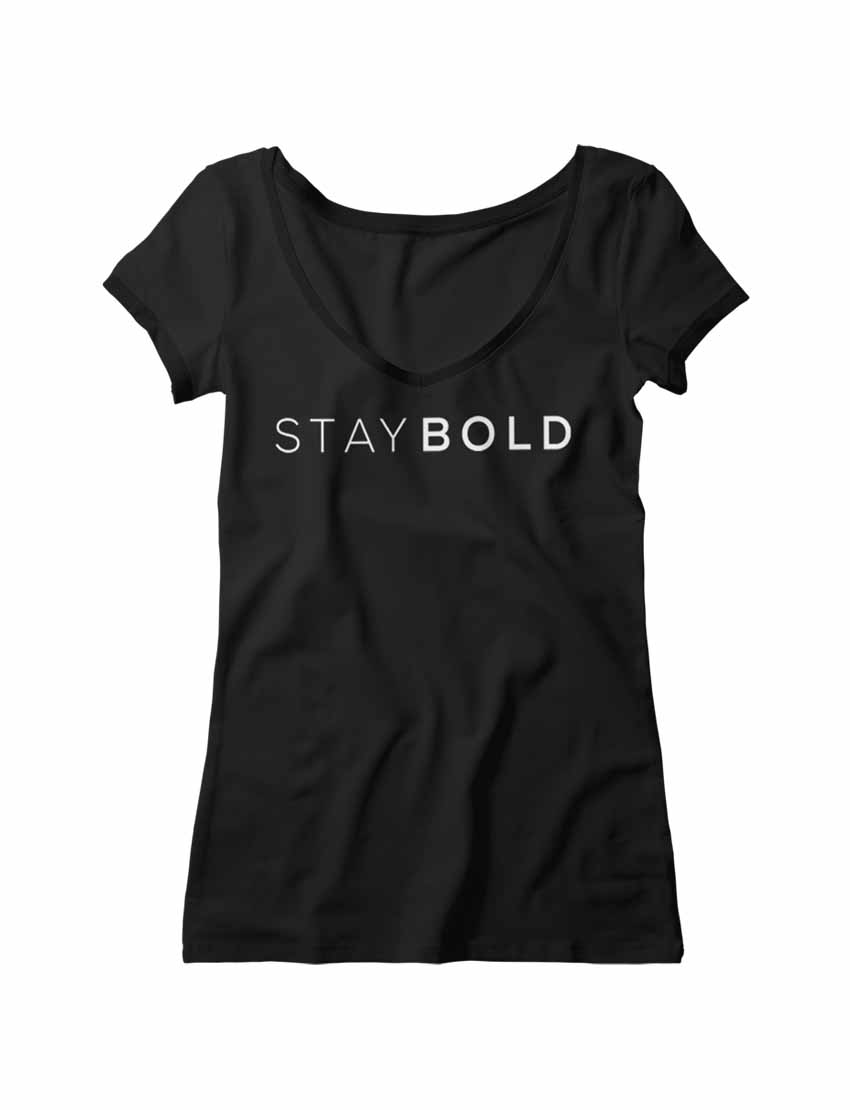 Women's Classic STAY BOLD V-Neck